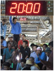 นาฬิกาจับเวลา นาฬิกากีฬาชนไก่ นาฬิกายาม