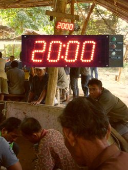 นาฬิกาจับเวลา นาฬิกากีฬาชนไก่ นาฬิกายาม